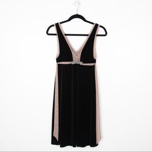 Free People Velvet Art Deco Mini Dress